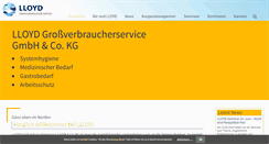 Desktop Screenshot of lloyd-gvs.de