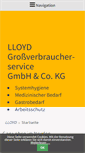 Mobile Screenshot of lloyd-gvs.de