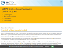 Tablet Screenshot of lloyd-gvs.de